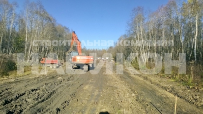 Строительство дороги д. Хрепелка